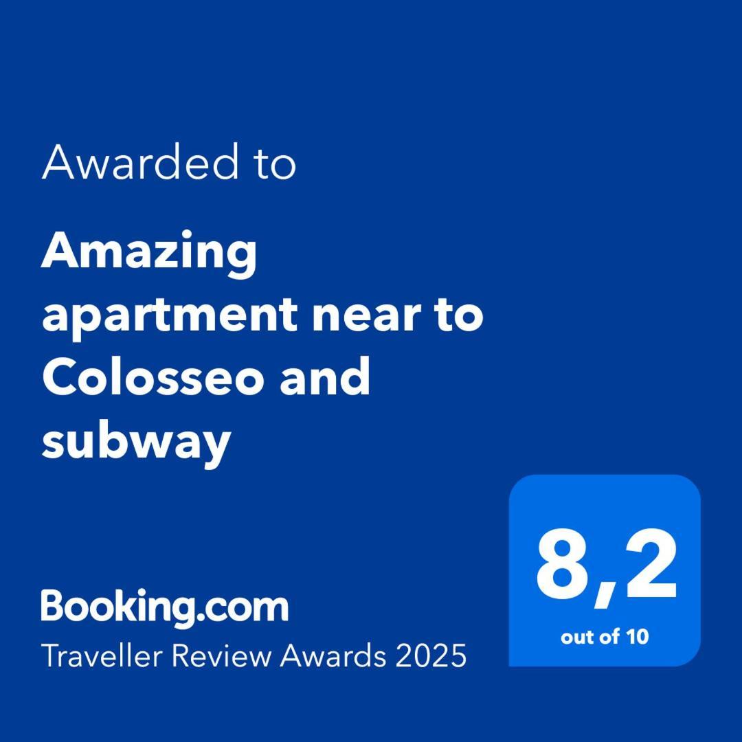 Amazing Apartment Near To Colosseo And Subway Рим Экстерьер фото
